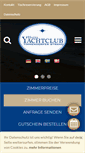 Mobile Screenshot of hotel-yachtclub.de